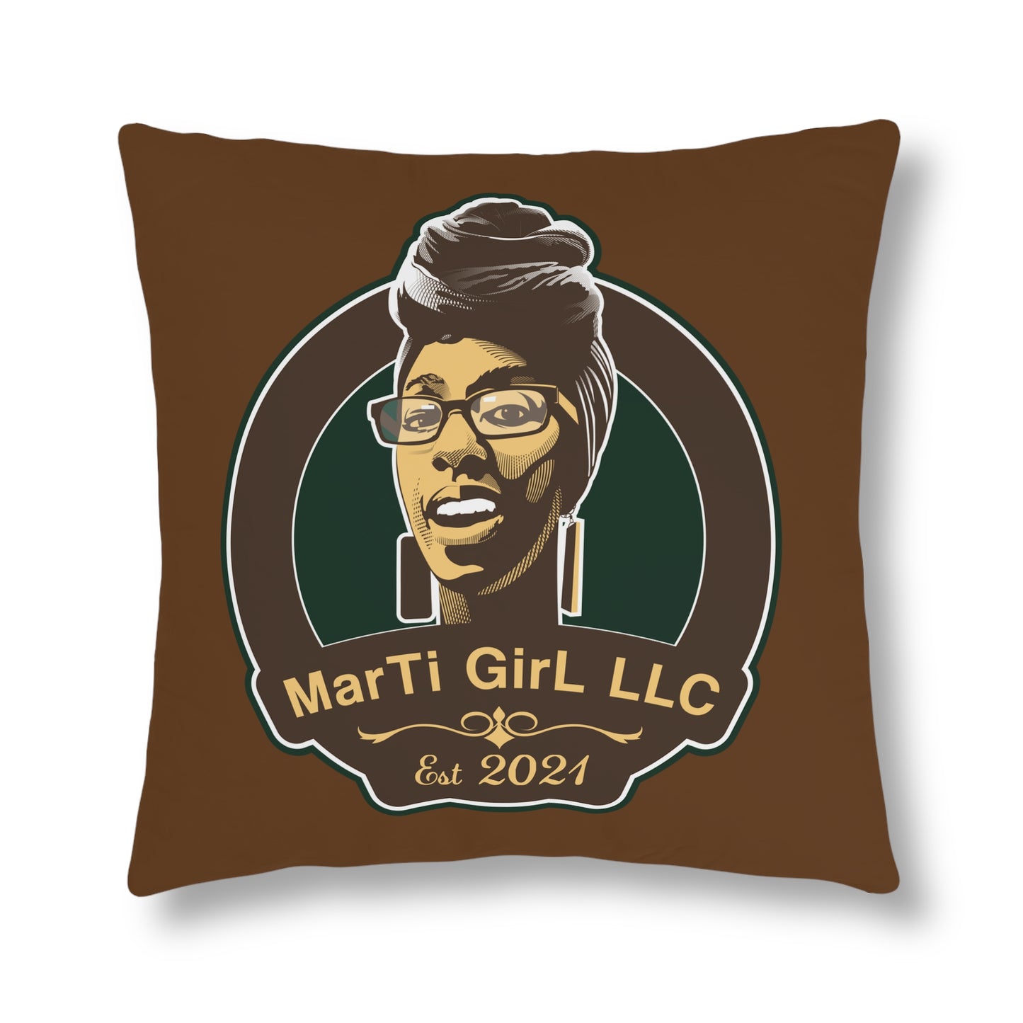 MarTi GirL Logo Waterproof Pillows