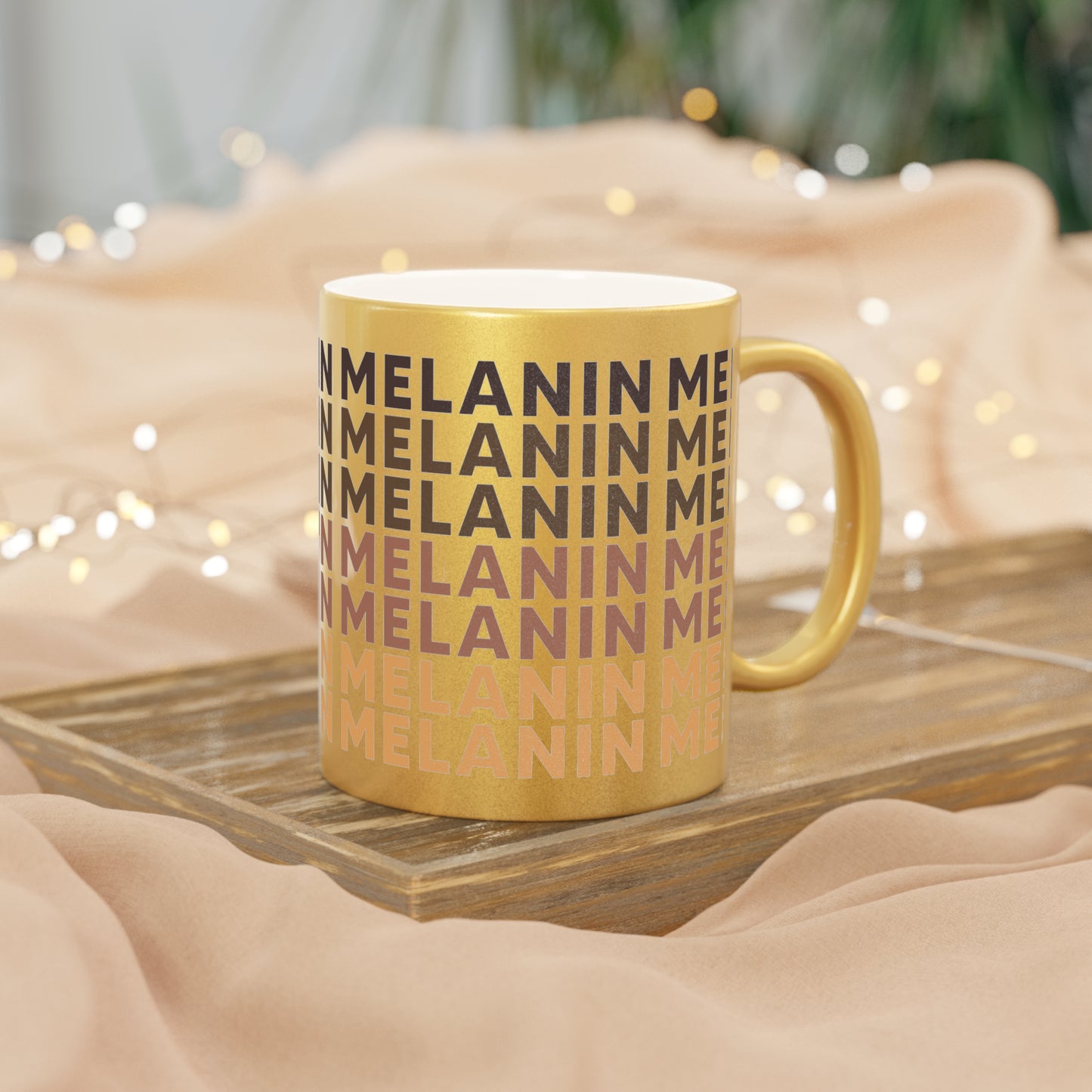 Melanin Gold Mug