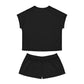 Women's Melanin Short Pajama Set - Black