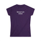 What Up Doe! 313 DET Women's Softstyle Tee