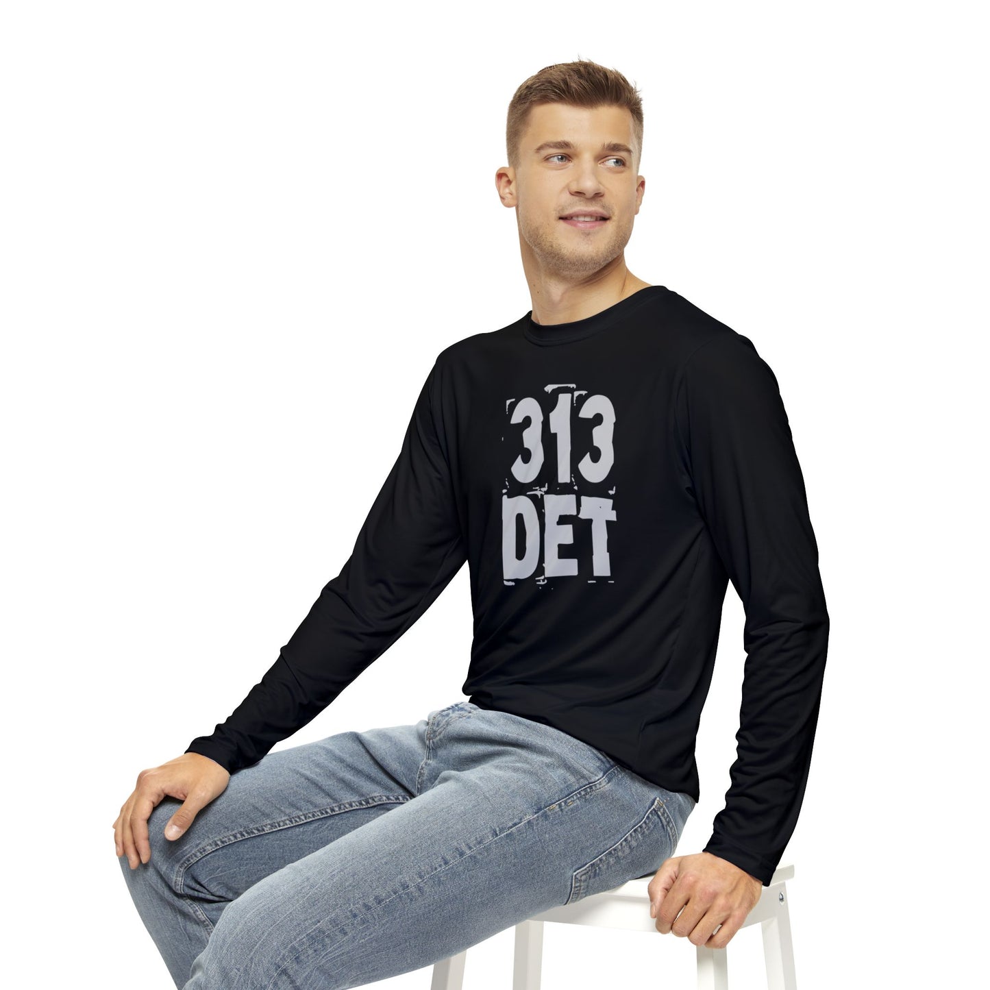 It’s The D For Me Men's Long Sleeve Shirt (AOP)