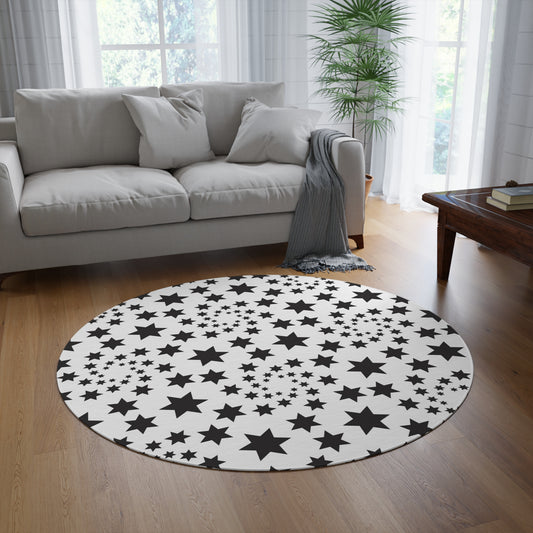 Seeing Stars Round Rug