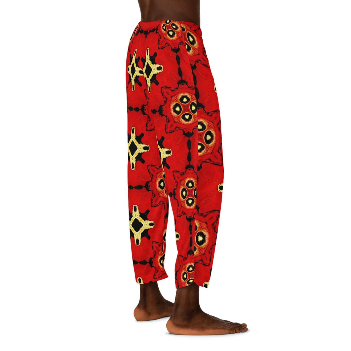 African Print Men's Pajama Pants (AOP)