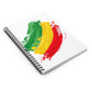 Rasta Colors Spiral Notebook - Ruled Line