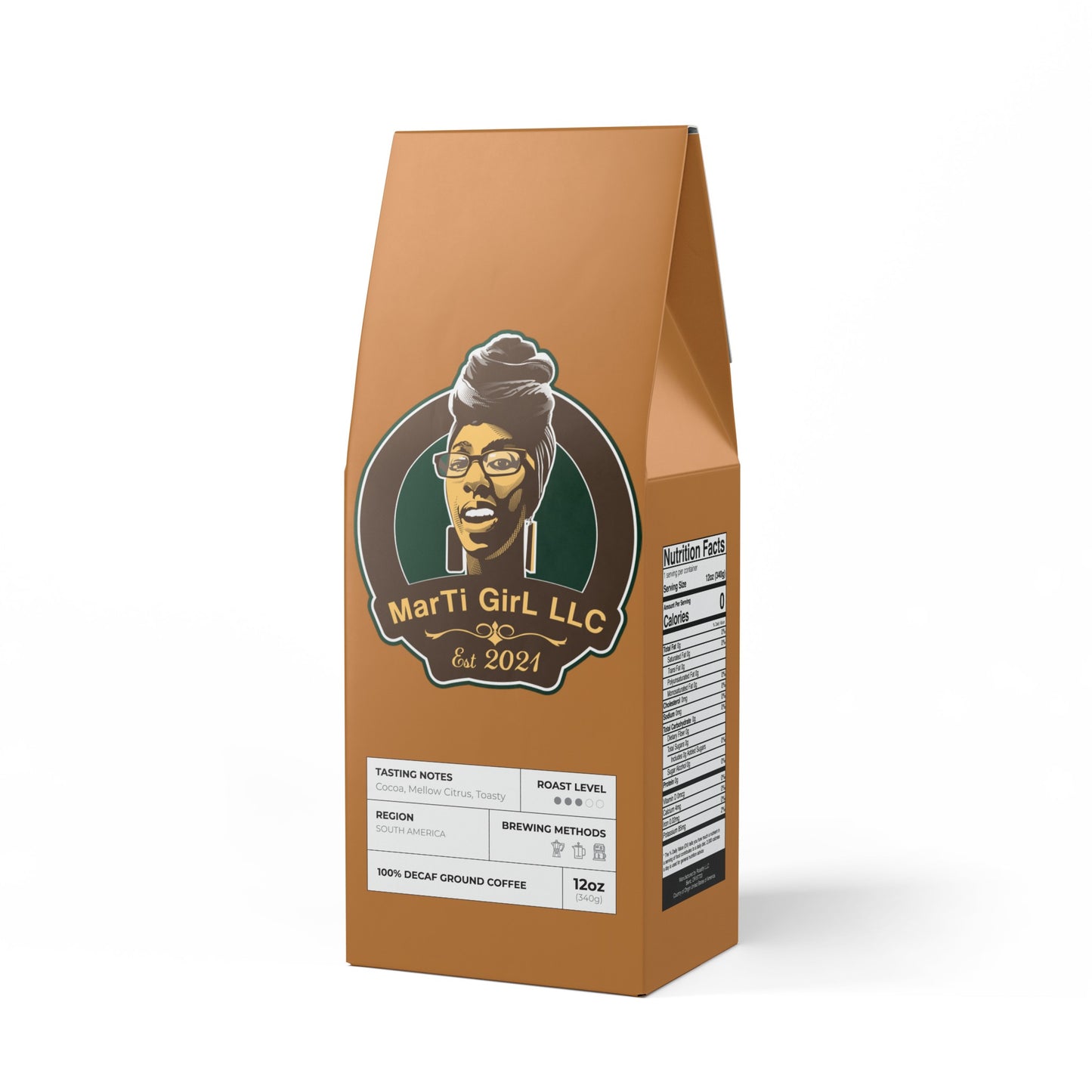 MarTi GirL Trapper Peak Decaf Coffee Blend (Medium Roast)