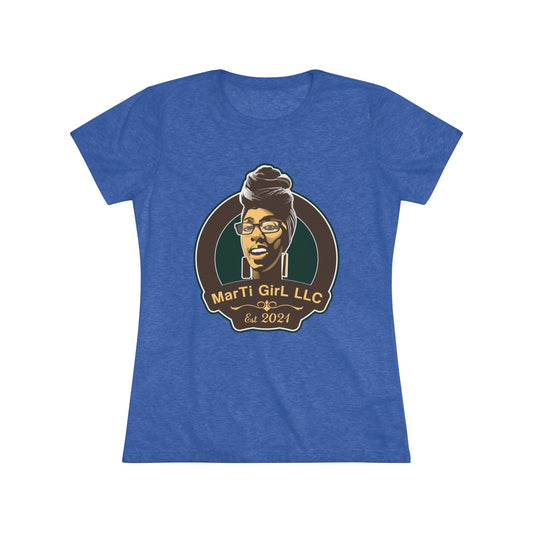 MarTi GirL Logo Women's Triblend Tee