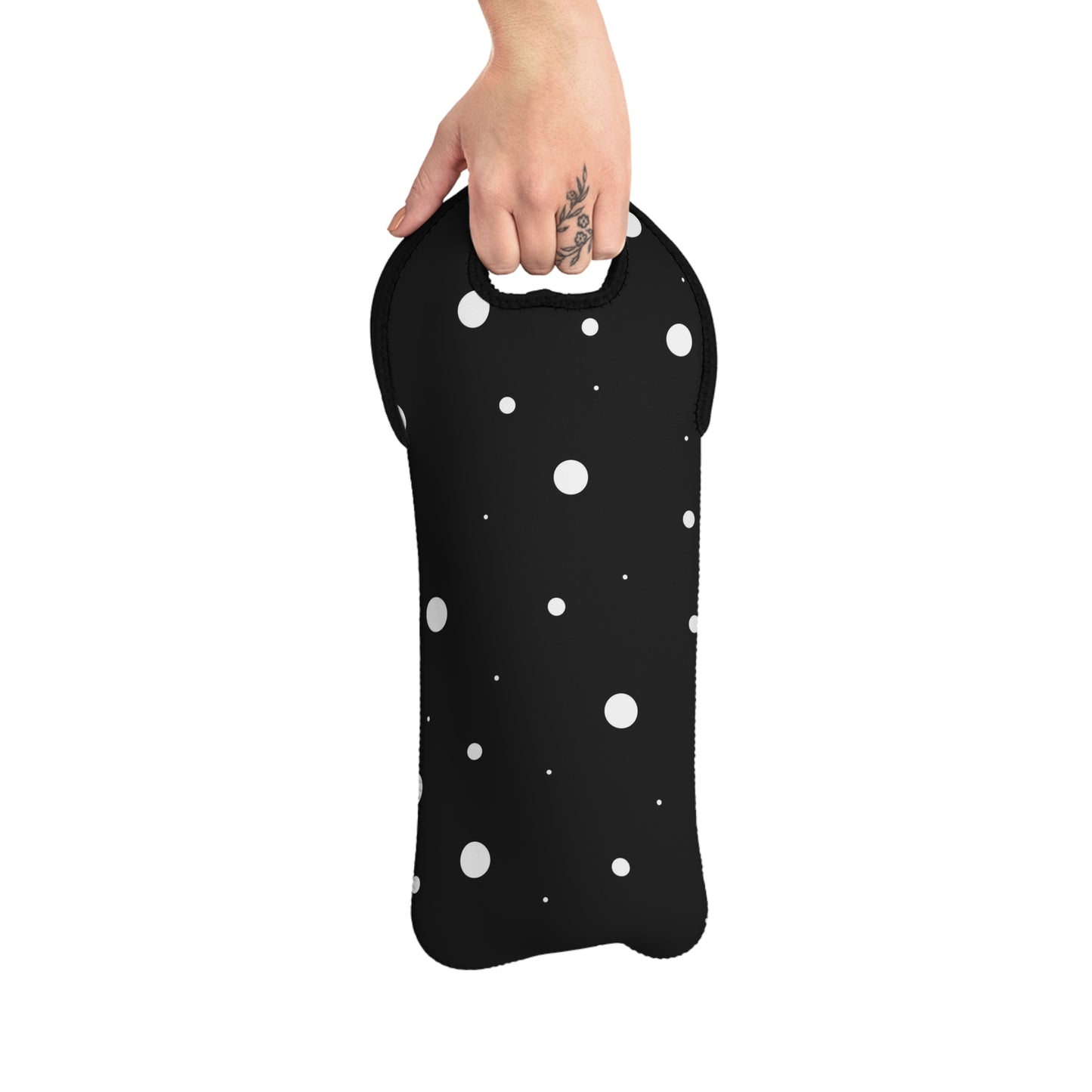 Polka Dots Wine Tote Bag