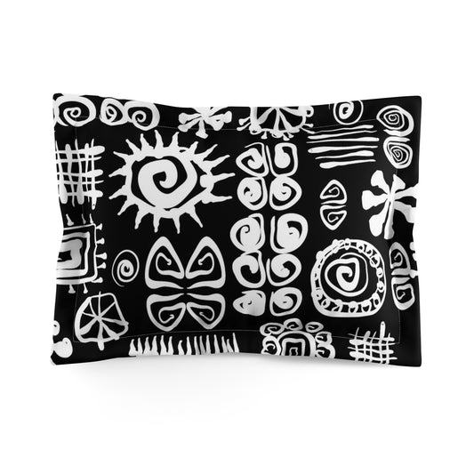 African Print Microfiber Pillow Sham