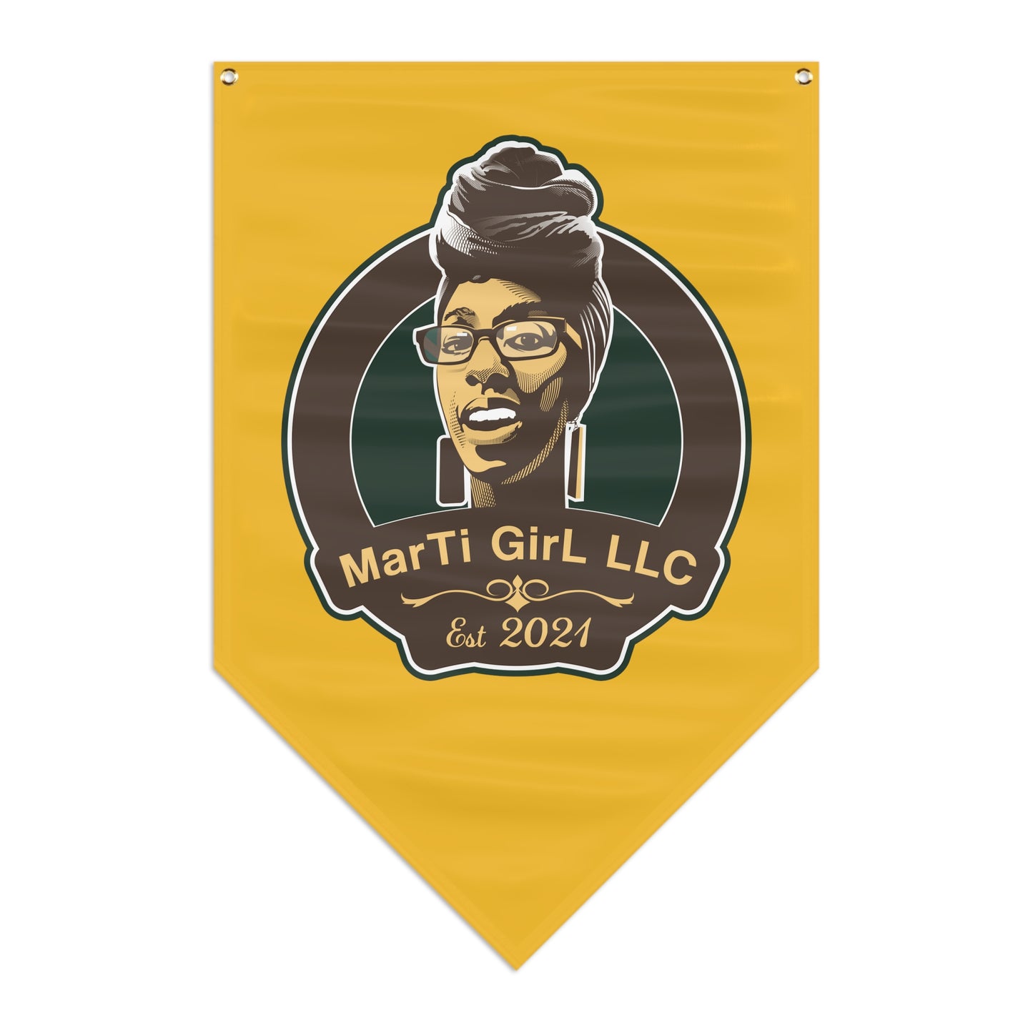 MarTi GirL Logo Pennant Banner