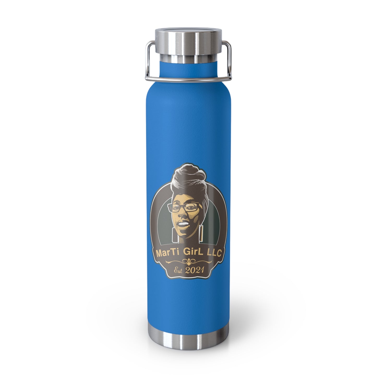 MarTi GirL Logo Copper Vacuum Insulated Bottle, 22oz