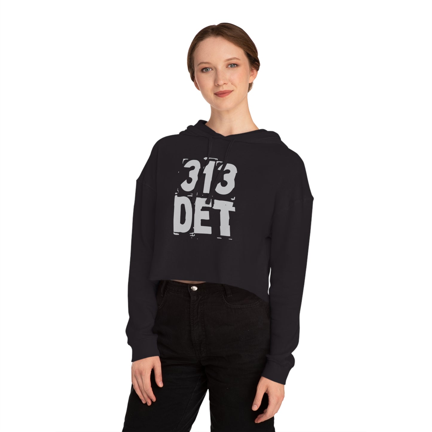 It’s The D For Me Women’s Cropped Hooded Sweatshirt