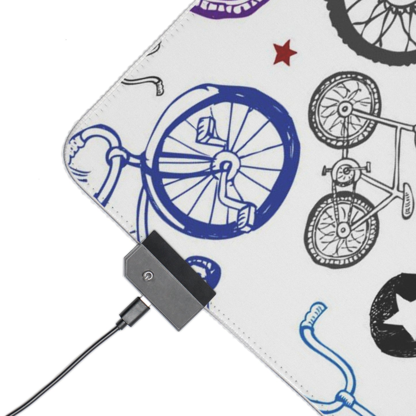 Bike Life LED Gaming Mouse Pad