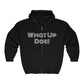 What Up Doe! 313 DET Unisex Heavy Blend™ Full Zip Hooded Sweatshirt