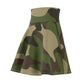 Camo Print Lovers Women's Skater Skirt (AOP)