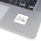 Bike Life Square Vinyl Stickers