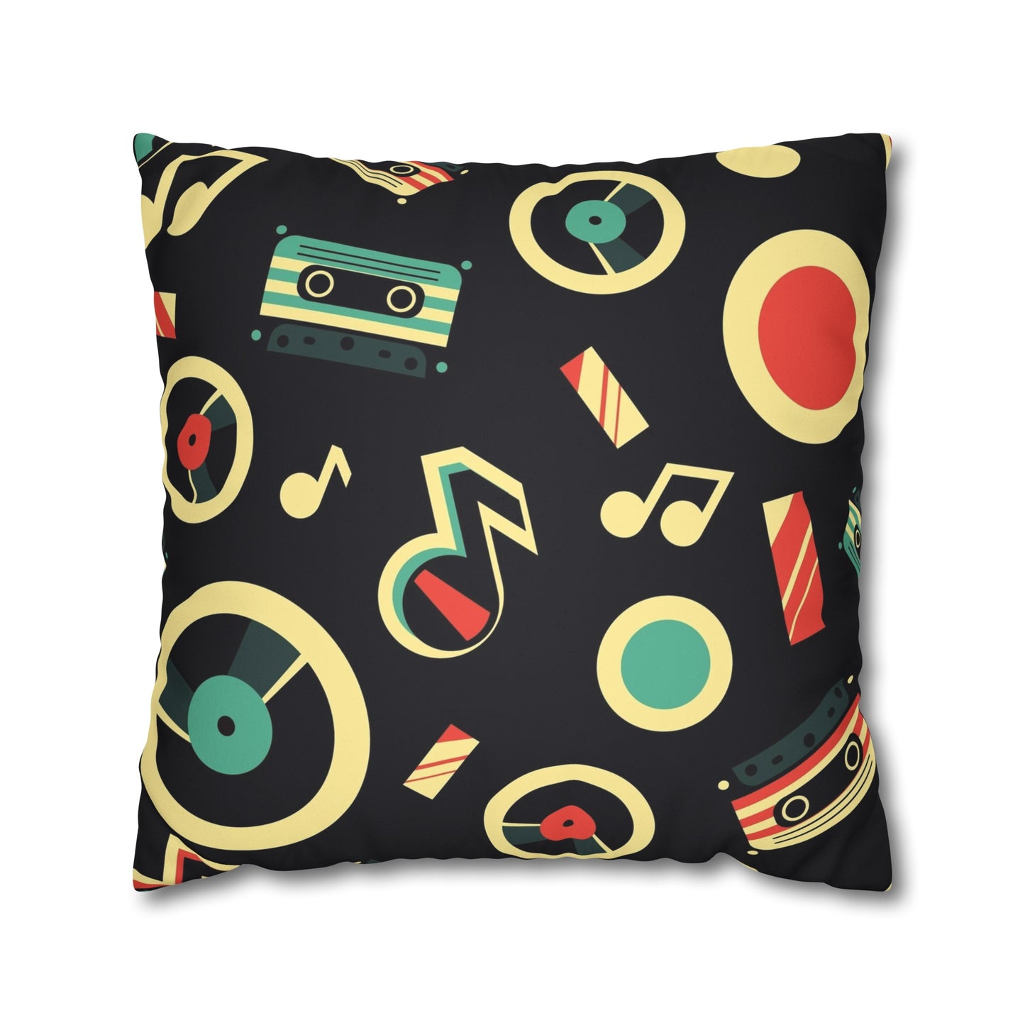 Put Your Records On Faux Suede Square Pillowcase