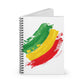 Rasta Colors Spiral Notebook - Ruled Line