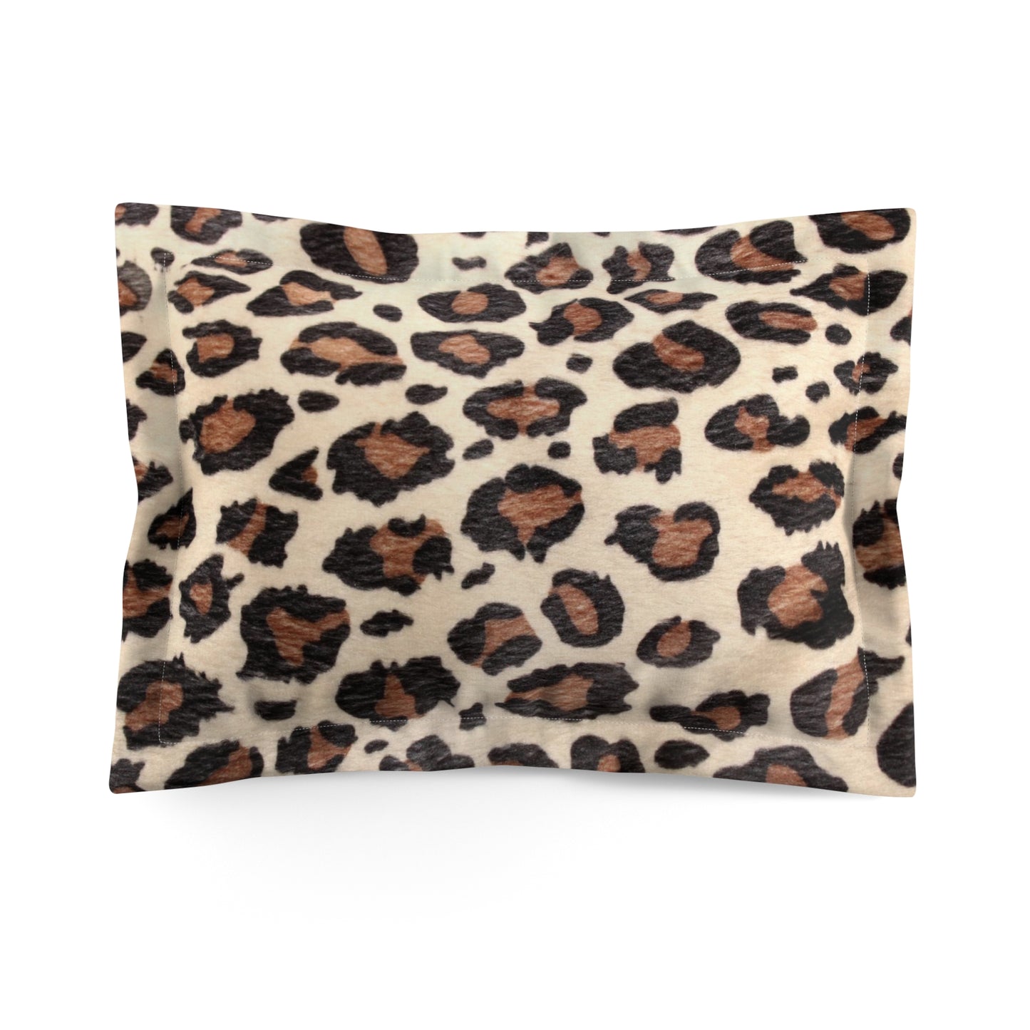 Cheetah Print Microfiber Pillow Sham