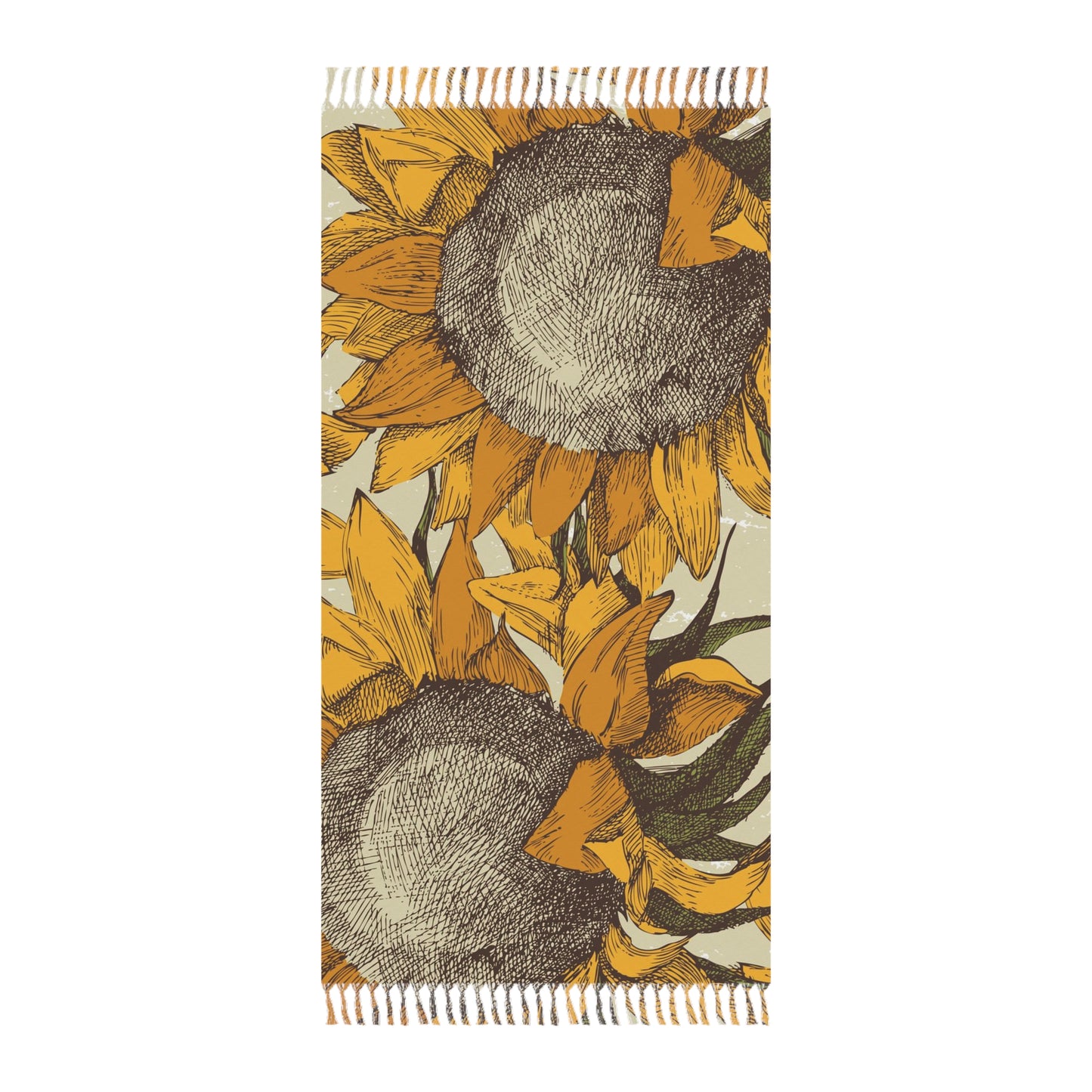 Sunflowers Boho Beach Cloth