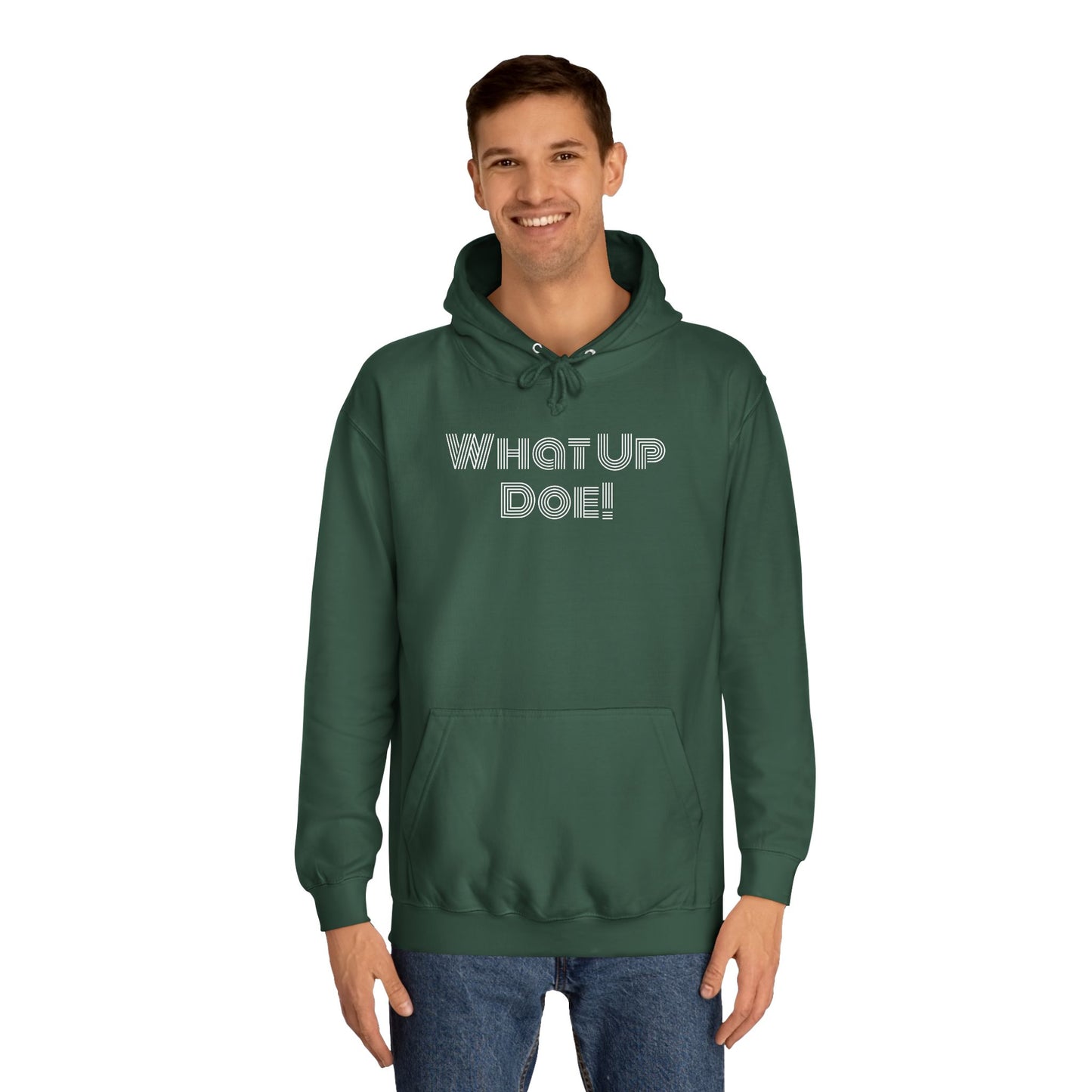 What Up Doe! 313 DET Unisex College Hoodie