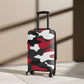 Camo Lovers Red Suitcase