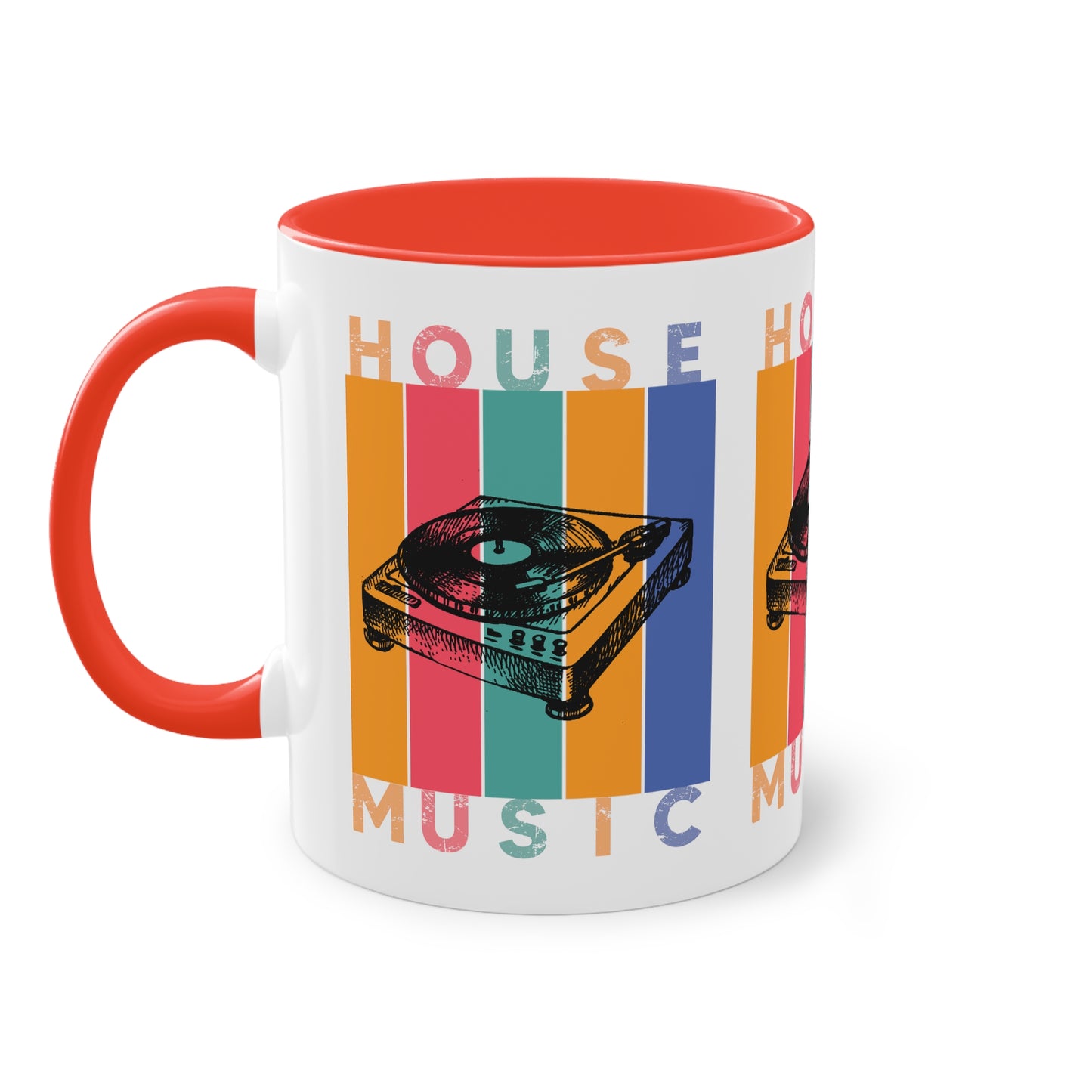 Two-Tone For The Love of House Music Coffee Mug, 11oz