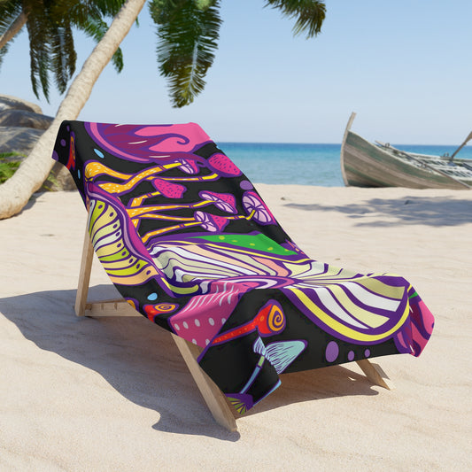 Shrooms Beach Towel