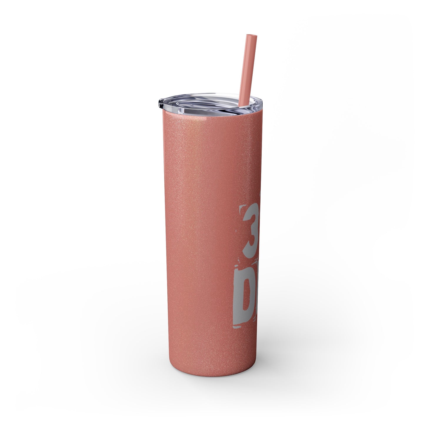 It’s The D For Me Skinny Tumbler with Straw, 20oz