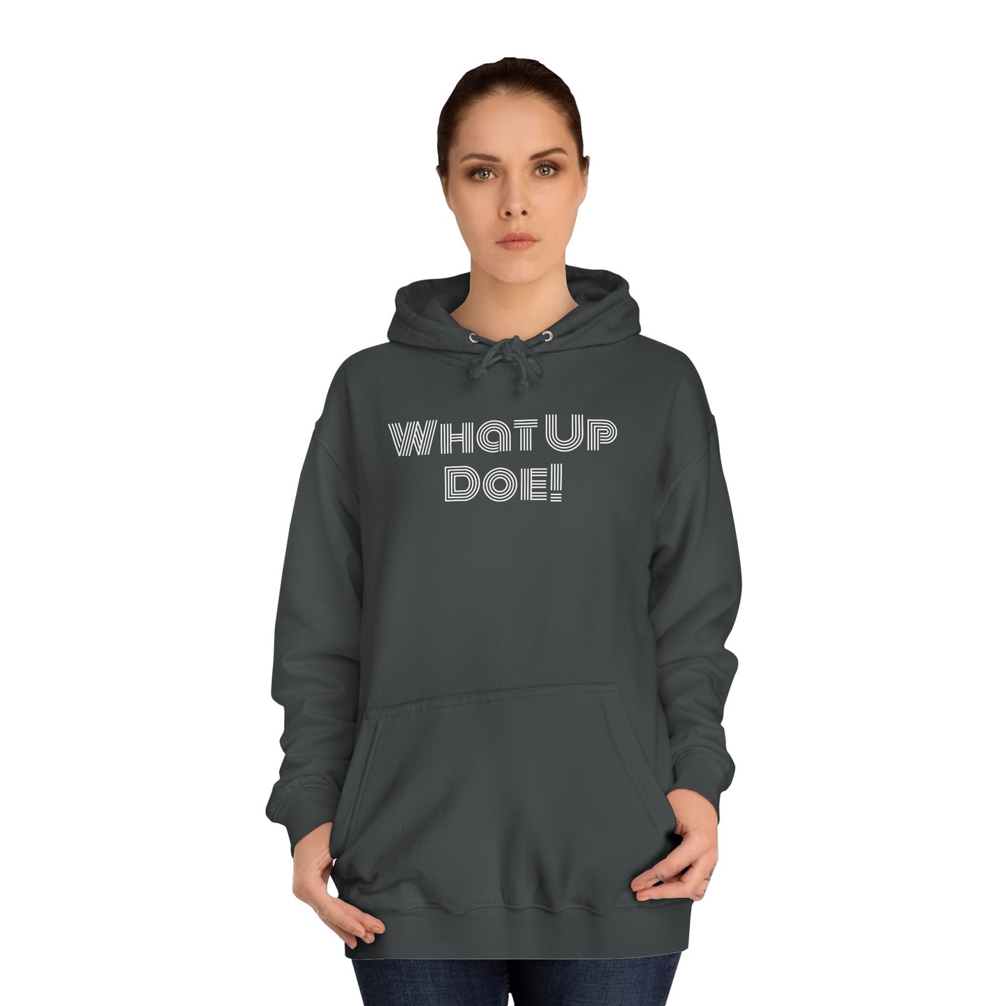 What Up Doe! 313 DET Unisex College Hoodie