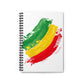 Rasta Colors Spiral Notebook - Ruled Line