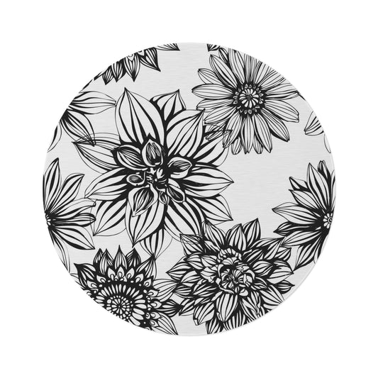 Flower Power Round Rug