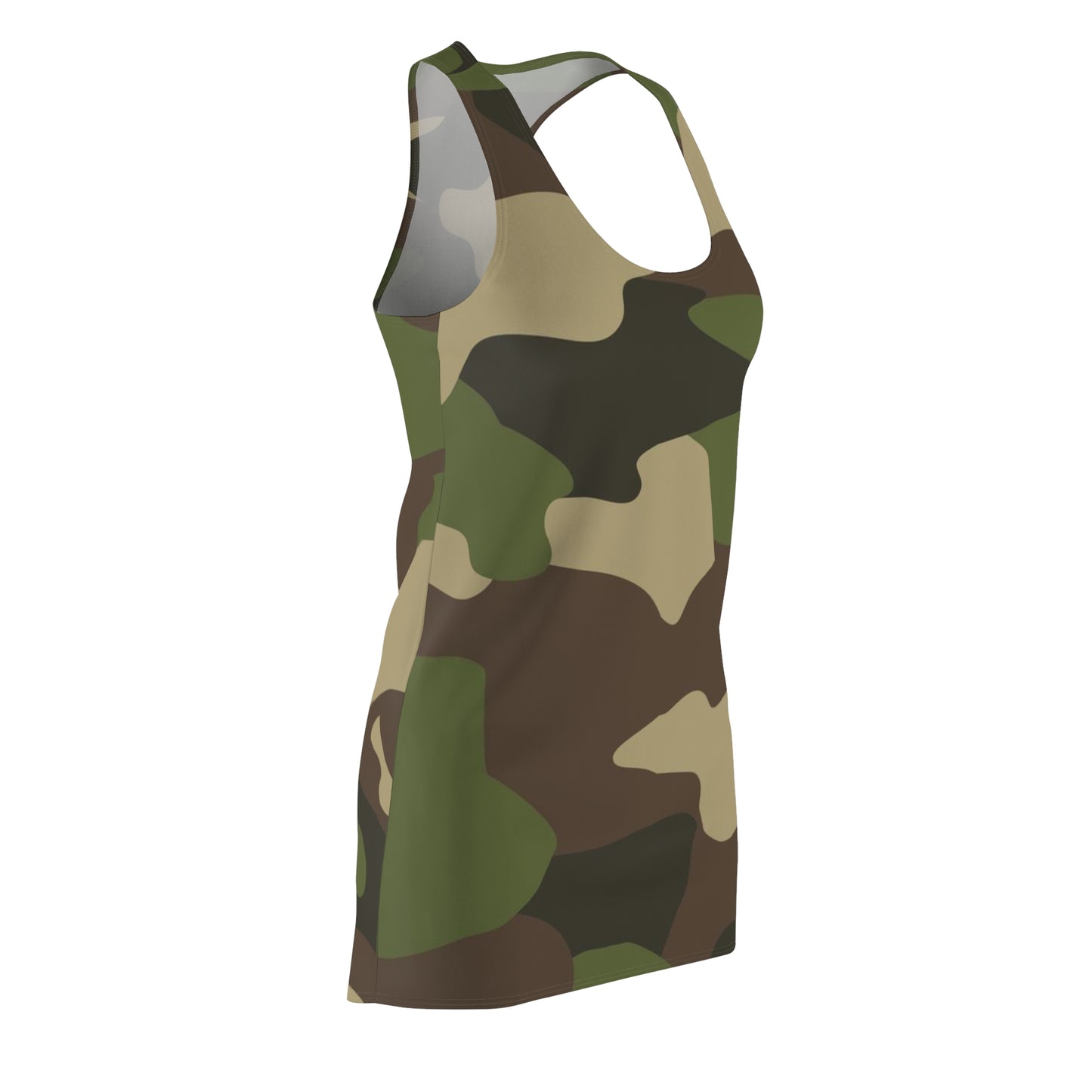 Camo Lovers Women's Cut & Sew Racerback Dress (AOP)