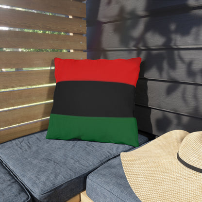 Red Black Green Outdoor Pillows