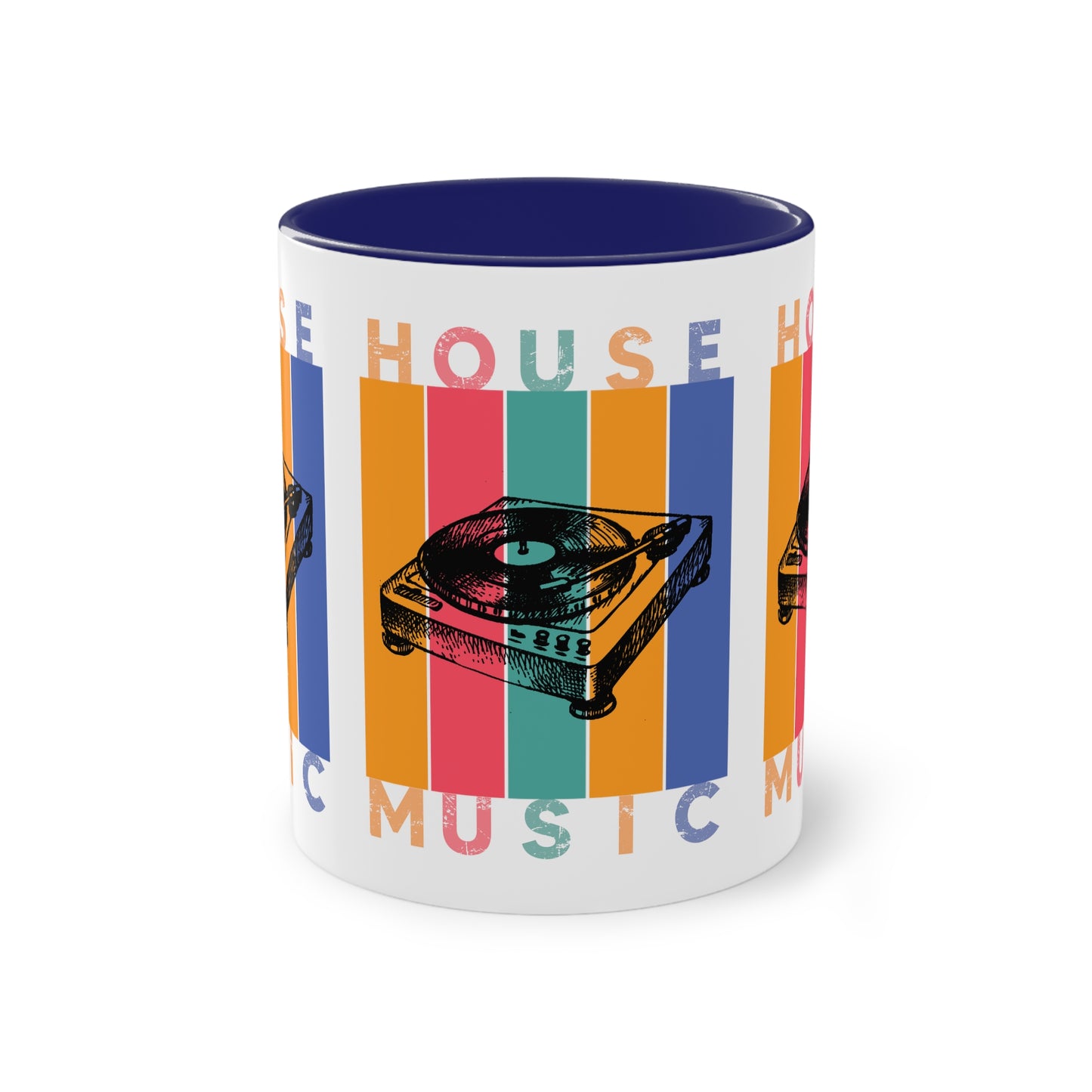 Two-Tone For The Love of House Music Coffee Mug, 11oz