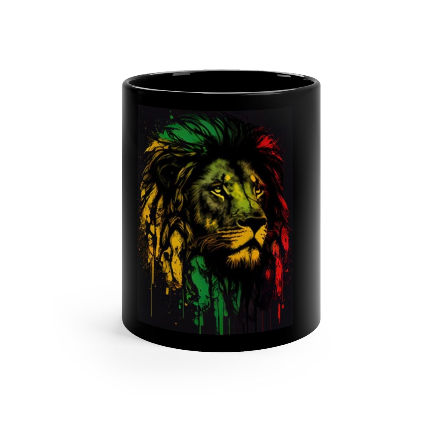 Lion Order Black Coffee Mug, 11oz