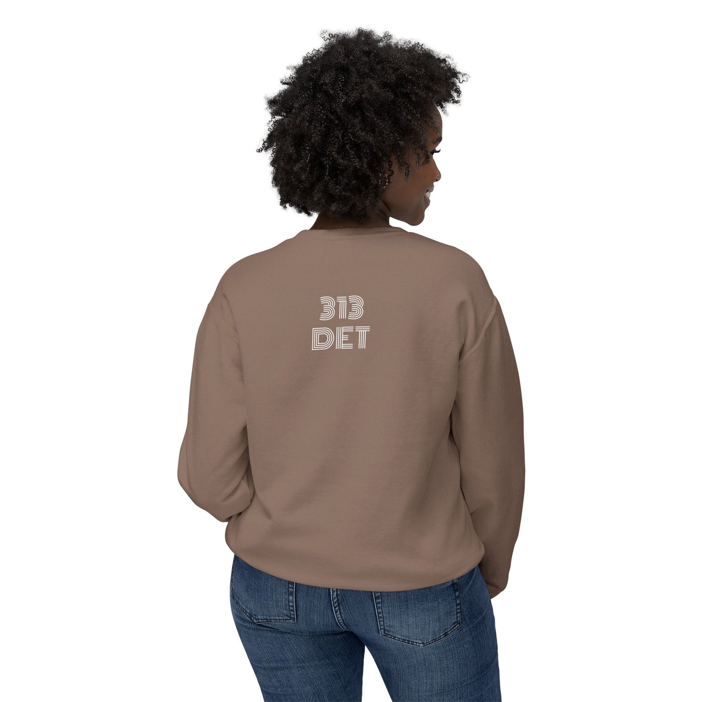 What Up Doe! 313 DET Unisex Lightweight Crewneck Sweatshirt