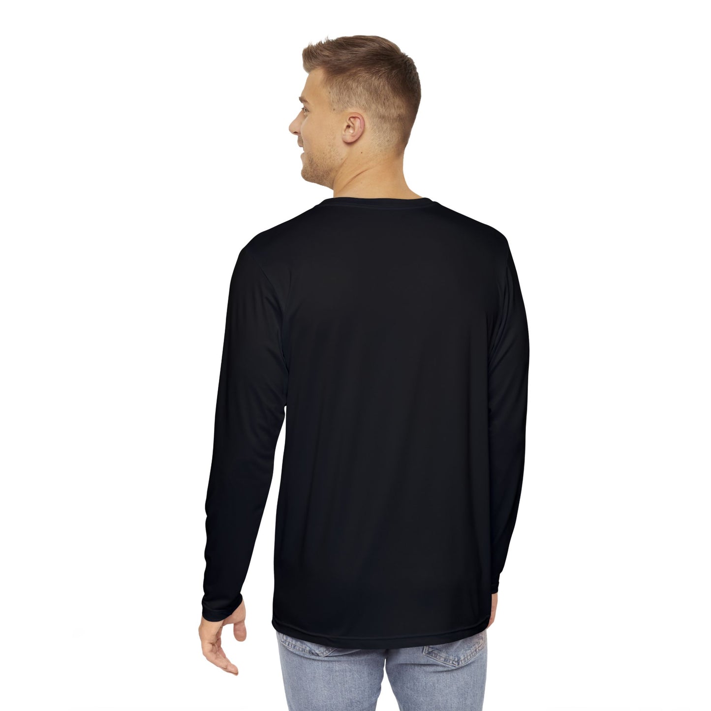 It’s The D For Me Men's Long Sleeve Shirt (AOP)