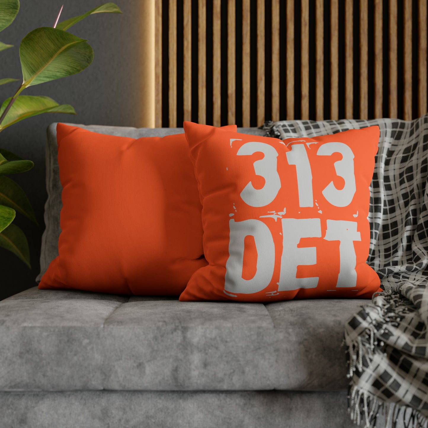 It’s The D For Me Faux Suede Square Pillowcase