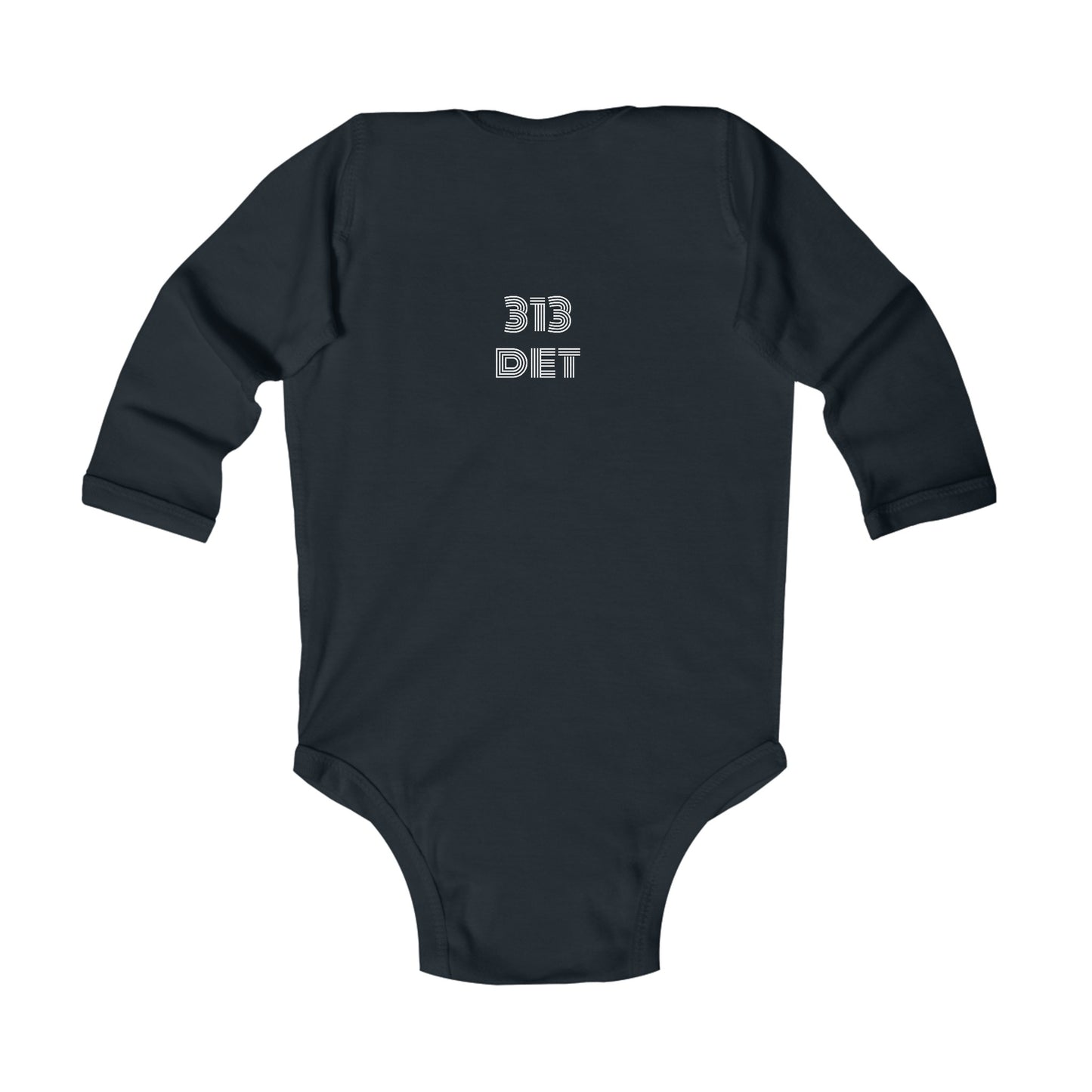 What Up Doe! 313 DET Infant Long Sleeve Bodysuit