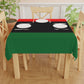 Red Black Green Tablecloth