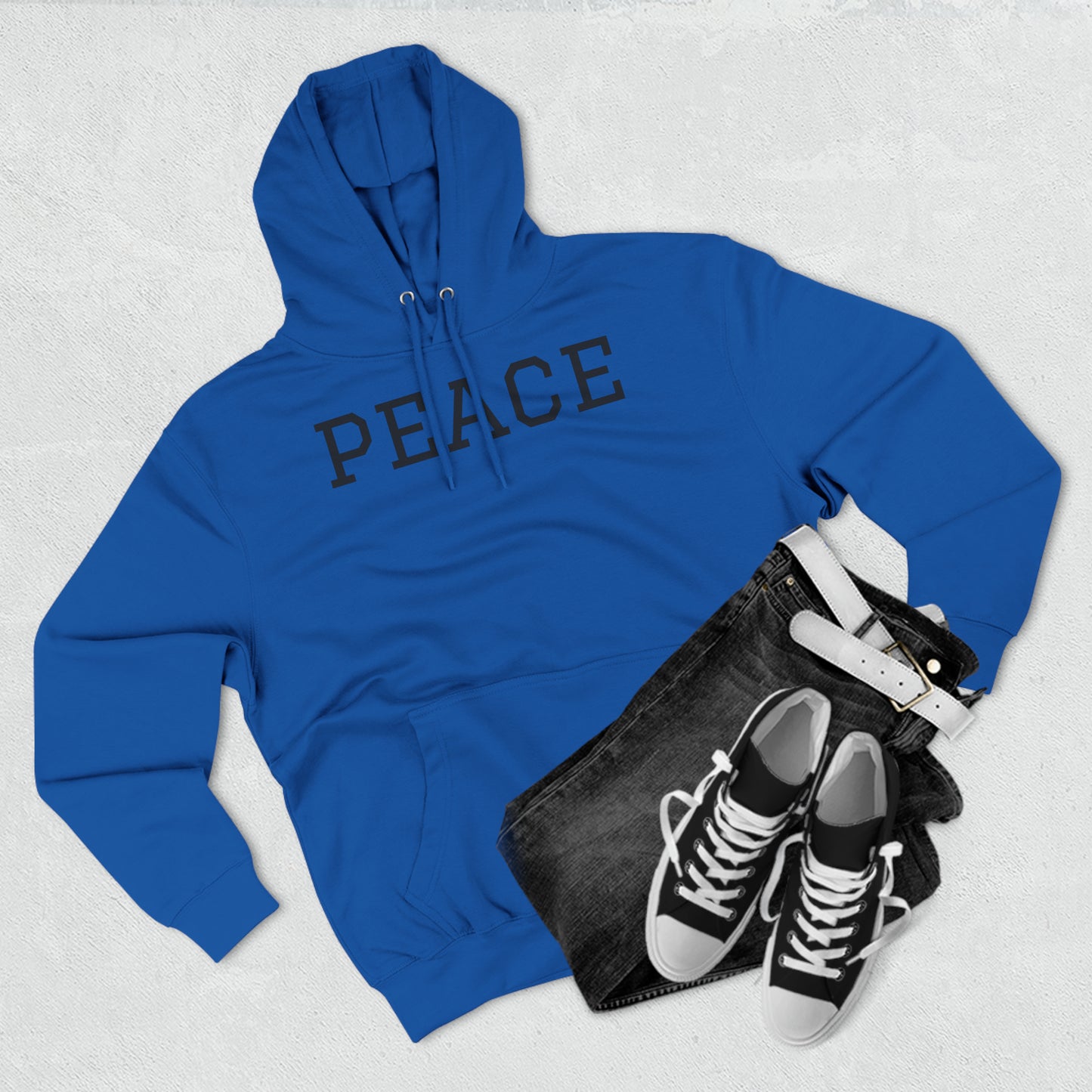 P E A C E Unisex Premium Pullover Hoodie