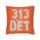 It’s The D For Me Faux Suede Square Pillowcase