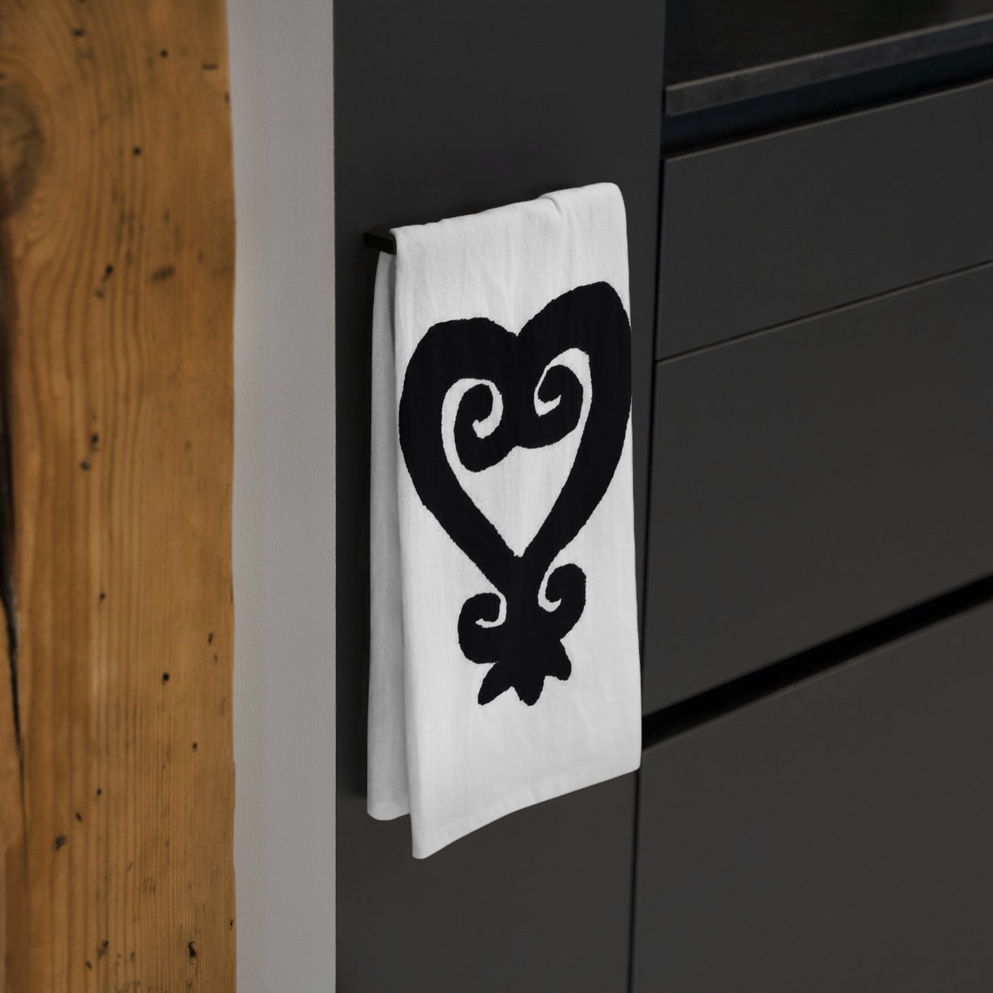 Sankofa Heart Tea Towel