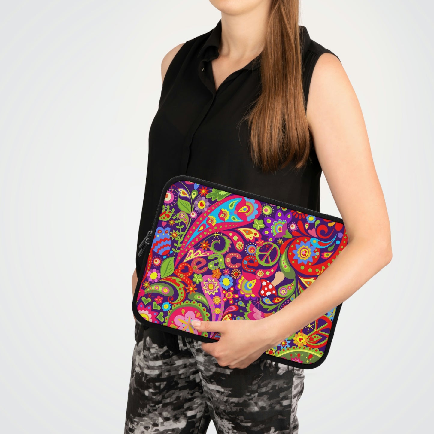 Paisley Print Laptop Sleeve