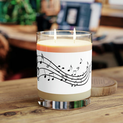 Music Lovers Scented Candle - Full Glass, 11oz