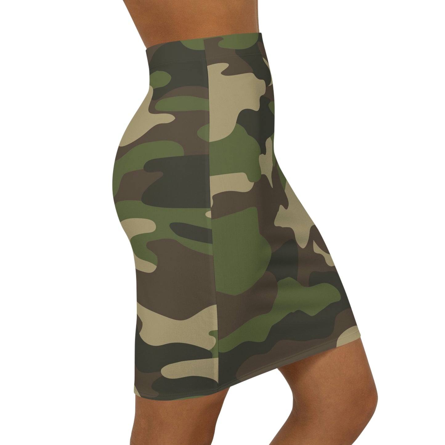 Camo Print Lovers Women's Mini Skirt (AOP)