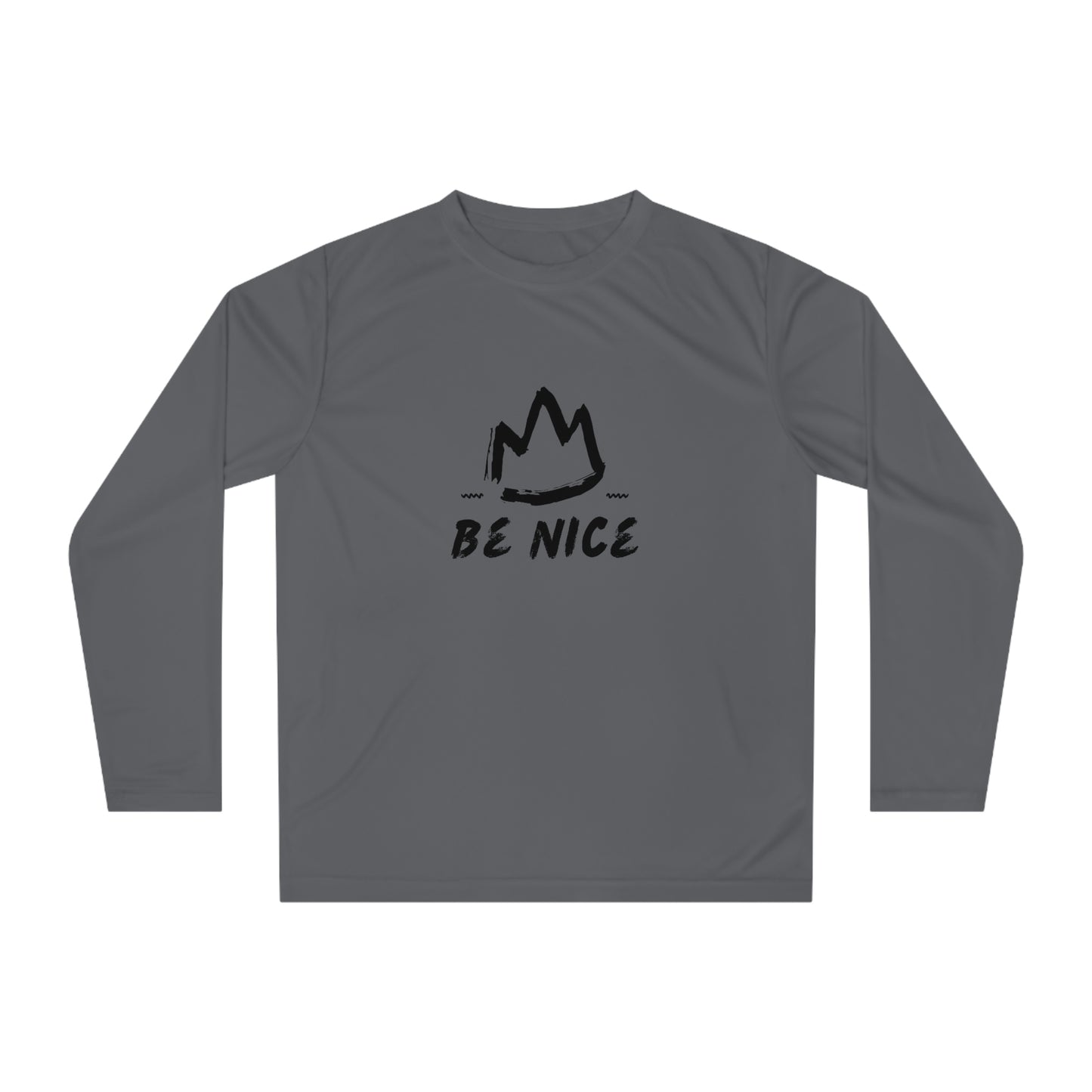 Be Nice Long Sleeve Shirt - White