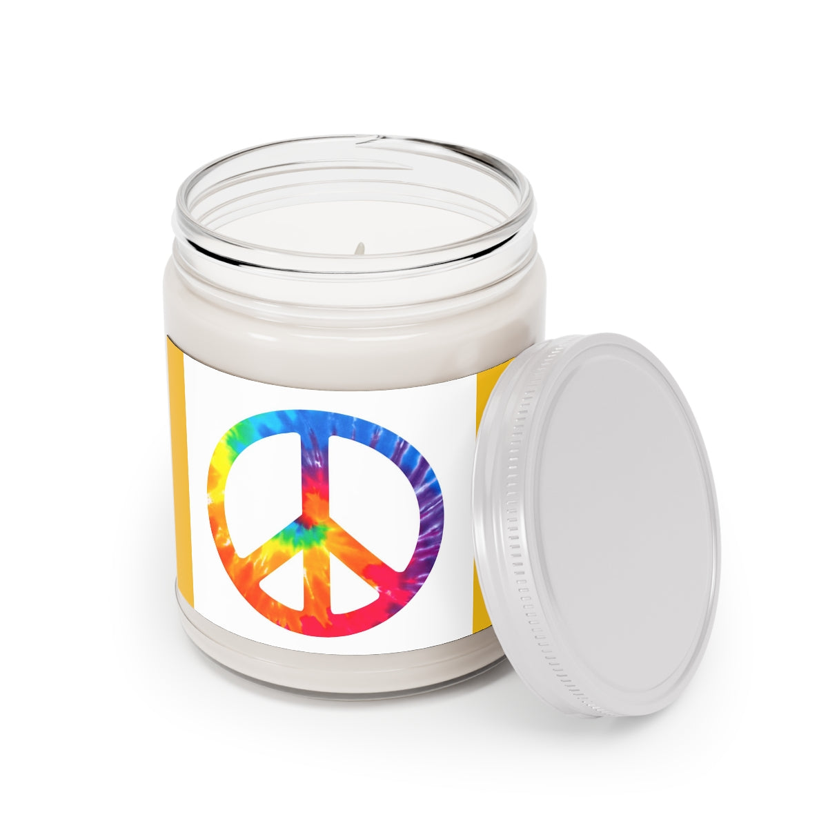 Peace Colorful Swirl Scented Candles, 9oz