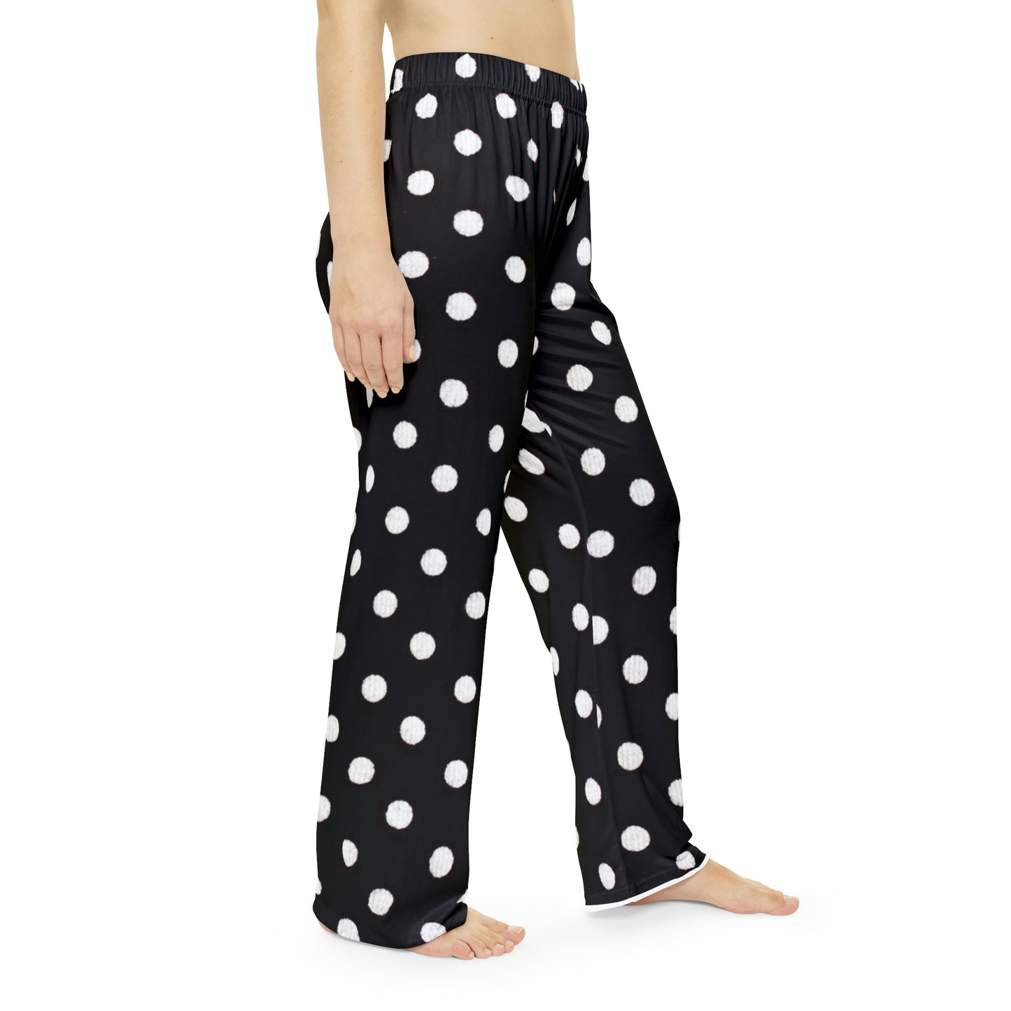 Polka Dot Jammie Pants Women's Pajama Pants (AOP)