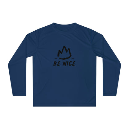 Be Nice Long Sleeve Shirt - White